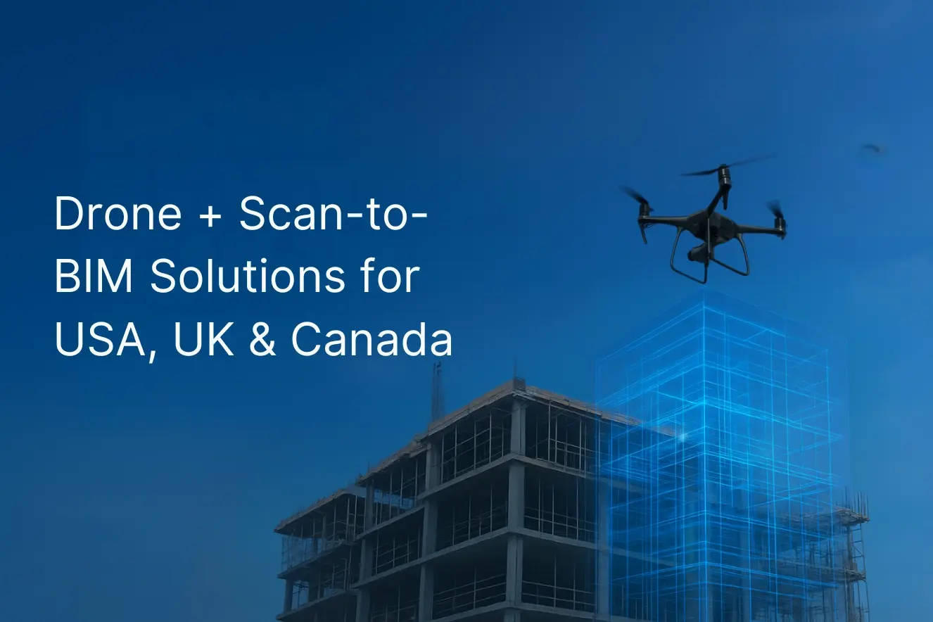 Drone + Scan-to-BIM Solutions for USA, UK & Canada