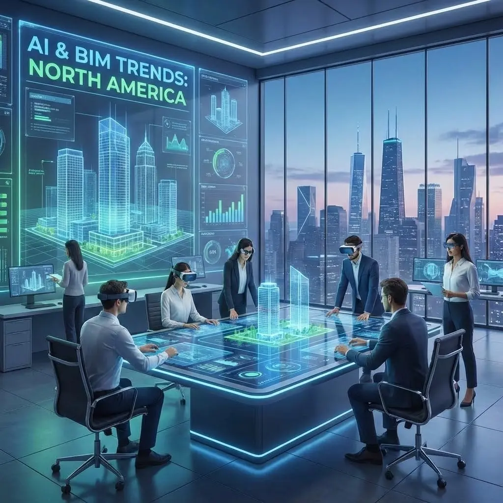 Top AI Trends Transforming BIM and Architecture in North America